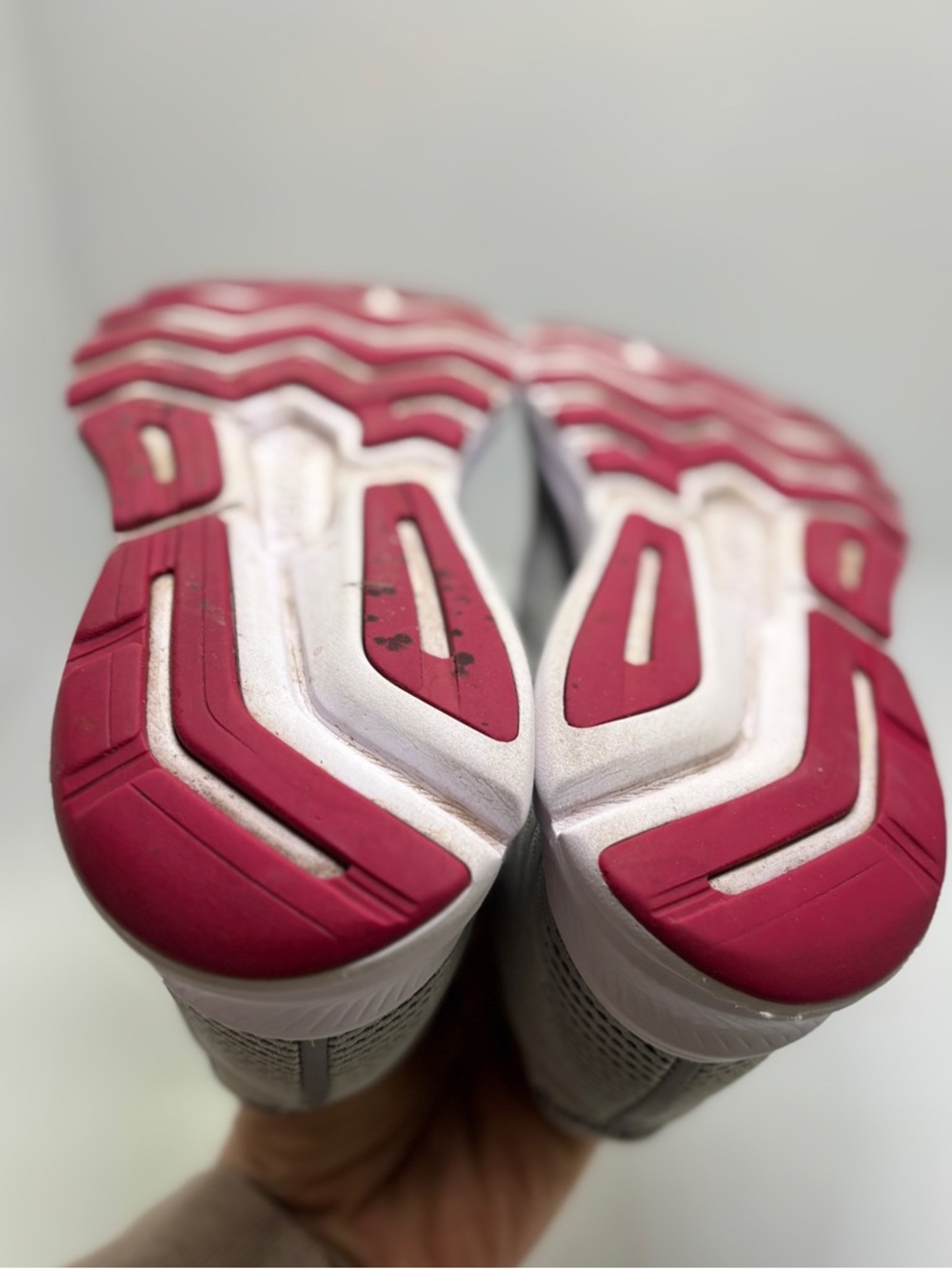 Saucony Ride 14 Womens 10 Running Shoes Fog Cherry Gray Pink S10650-55 - Picture 10 of 14